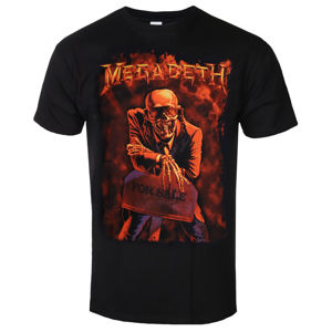 Tričko metal ROCK OFF Megadeth Peace Sells černá