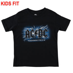 Tričko metal Metal-Kids AC-DC (Thunderstruck) černá 128