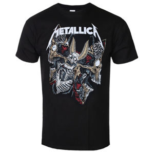 Tričko metal ROCK OFF Metallica Skull Moth černá XL