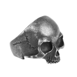 prsten ETNOX - Gun Metal Skull - SR1131O 56