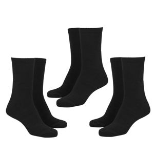 ponožky (set 3 párů) URBAN CLASSICS - Sport 3-Pack - black - TB1471 43-46