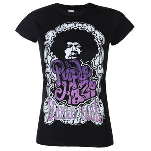 tričko dámské Jimi Hendrix - Purple Haze World Tour - Black - HYBRIS - RD-5-JH005-H16-6-BK S