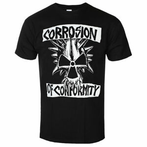 Tričko metal INDIEMERCH Corrosion of Conformity Skull Logo černá M
