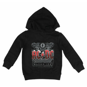 mikina s kapucí Metal-Kids AC-DC (Black Ice) černá 104