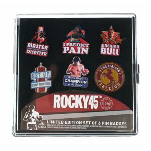 připínáčky (sada 6ks) Rocky - 45th Anniversary Limited Edition - FNTK-ROCKY-110