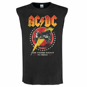 tílko unisex AC/DC - FOR THOSE ABOUT TO ROCK 81 - CHARCOAL - AMPLIFIED - ZAV804H85_CC XL