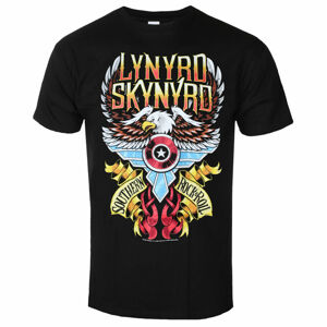 Tričko metal ROCK OFF Lynyrd Skynyrd South'n Rock & Roll černá XXL