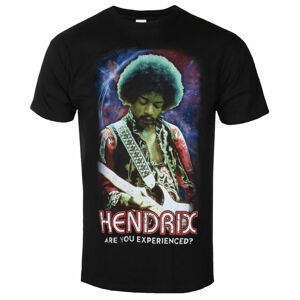 Tričko metal ROCK OFF Jimi Hendrix Cosmic černá M
