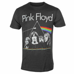 tričko pánské Pink Floyd - DSOTM Band & Pulse - Charcoal - ROCK OFF - PFTEE31MC XXL