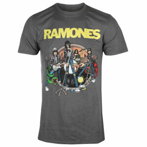 Tričko metal ROCK OFF Ramones Road To Ruin černá L
