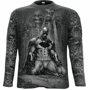 tričko pánské s dlouhým rukávem SPIRAL - Batman - VENGEANCE WRAP - Black - 114G405M304 XXL