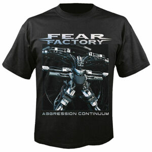 Tričko metal NUCLEAR BLAST Fear Factory Aggression continuum černá XL