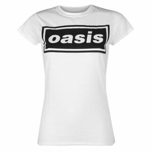tričko dámské Oasis - Decca Logo - White - RTOASGSWDEC S