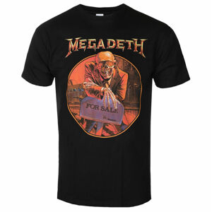 Tričko metal ROCK OFF Megadeth Peace Sells… Tracklist BL černá XL