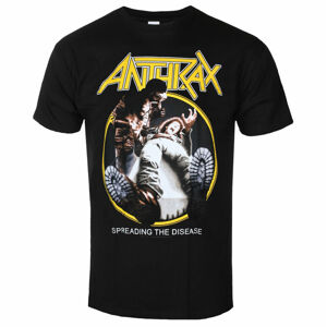Tričko metal ROCK OFF Anthrax Spreading The Disease BL černá XL