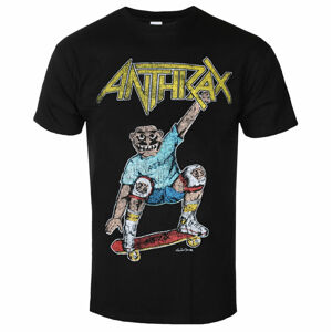 Tričko metal ROCK OFF Anthrax Spreading Skater Notman Vintage BL černá S