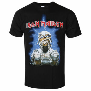 Tričko metal ROCK OFF Iron Maiden World Slavery Tour '84-'85 BL černá S