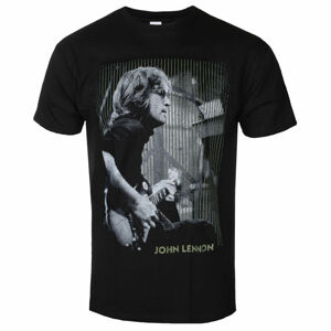 Tričko metal ROCK OFF John Lennon Gibson BL černá XL