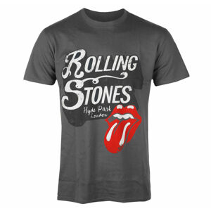 Tričko metal ROCK OFF Rolling Stones Hyde Park CHAR černá XXL