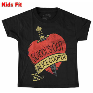 tričko dětské Alice Cooper - Schools Out Boys - BLACK - ROCK OFF - ACTEE07BB 9-10