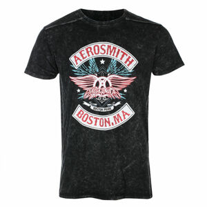 tričko pánské Aerosmith - Boston Pride - Snow Wash - ROCK OFF - AEROSWASH01MB M