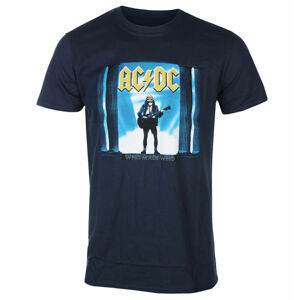 tričko pánské AC/DC - Who Made Who - NAVY - ROCK OFF - ACDCTS59MN L