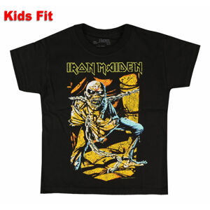 tričko dětské Iron Maiden - Piece Of Mind - BLACK - ROCK OFF - IMTEE101BB 11-12