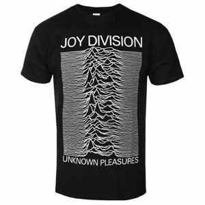 Tričko metal ROCK OFF Joy Division Unknown Pleasures černá L