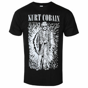 Tričko metal ROCK OFF Nirvana Kurt Cobain černá XL