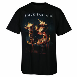 tričko pánské Black Sabbath - 13 Tracklist - Black - DRM12563400 XL