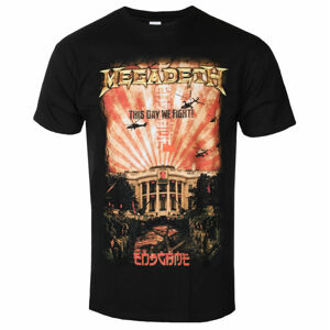 Tričko metal ROCK OFF Megadeth China Whitehouse černá M