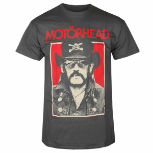 tričko pánské Motörhead - Lemmy - Charcoal - ROCK OFF - MHEADTEE66MC M