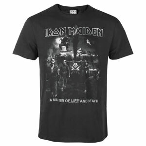 Tričko metal AMPLIFIED Iron Maiden MATTER OF LIFE OR DEATH černá XS