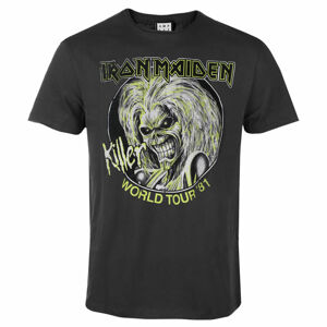 Tričko metal AMPLIFIED Iron Maiden KILLERS WORLD TOUR černá L