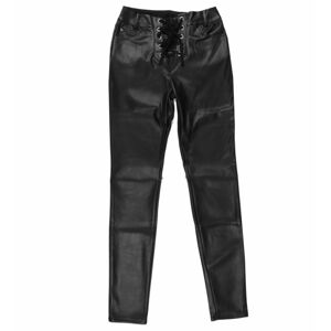kalhoty dámské KILLSTAR - Primevil Lace-Up - Black - KSRA005655 M