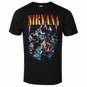Tričko metal ROCK OFF Nirvana Unplugged Photo černá L