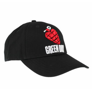 kšiltovka Green Day - Grenade Logo - Black - ROCK OFF - GDCAP02B