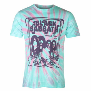 Tričko metal ROCK OFF Black Sabbath World Tour '78 černá S