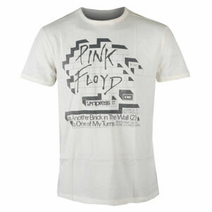 tričko pánské PINK FLOYD - POSTER - VINTAGE WHITE - AMPLIFIED - ZAV210C47 M