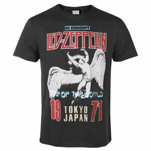 tričko pánské LED ZEPPELIN - TOKYO 71 - CHARCOAL - AMPLIFIED - ZAV210K95 L
