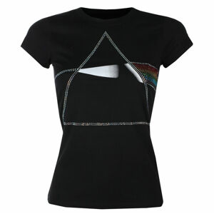 tričko dámské Pink Floyd - DSOTM Diamante - BLACK - ROCK OFF - PFTEE154LB L