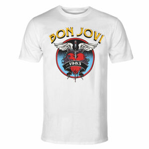 Tričko metal PLASTIC HEAD Bon Jovi HEART '83 černá L