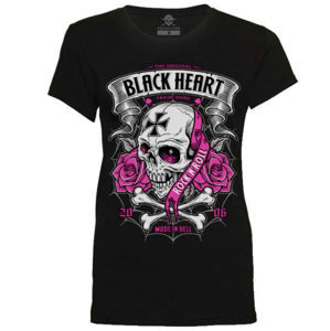 tričko dámské BLACK HEART - CRUSTY DEMONS - BLACK - 010-0125-BLK