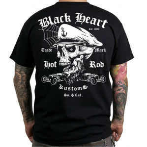 tričko pánské BLACK HEART - SO.CAL - BLACK - 001-0140-BLK L