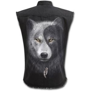 košile pánská bez rukávů (vesta) SPIRAL - WOLF CHI - T118M605
