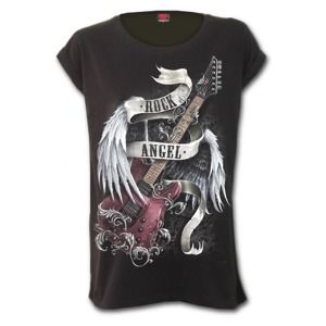 tričko SPIRAL ROCK ANGEL černá XL