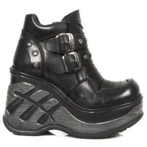 boty kožené NEW ROCK ITALI NOMADA NEO SPORT černá 38