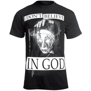 tričko hardcore AMENOMEN I DON'T BELIEVE IN GOD černá S