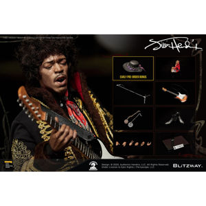 figurka (dekorace) Jimi Hendrix - BW-UMS11201