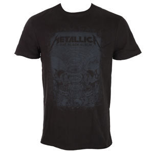 Tričko metal AMPLIFIED Metallica THE BLACK ALBUM černá L